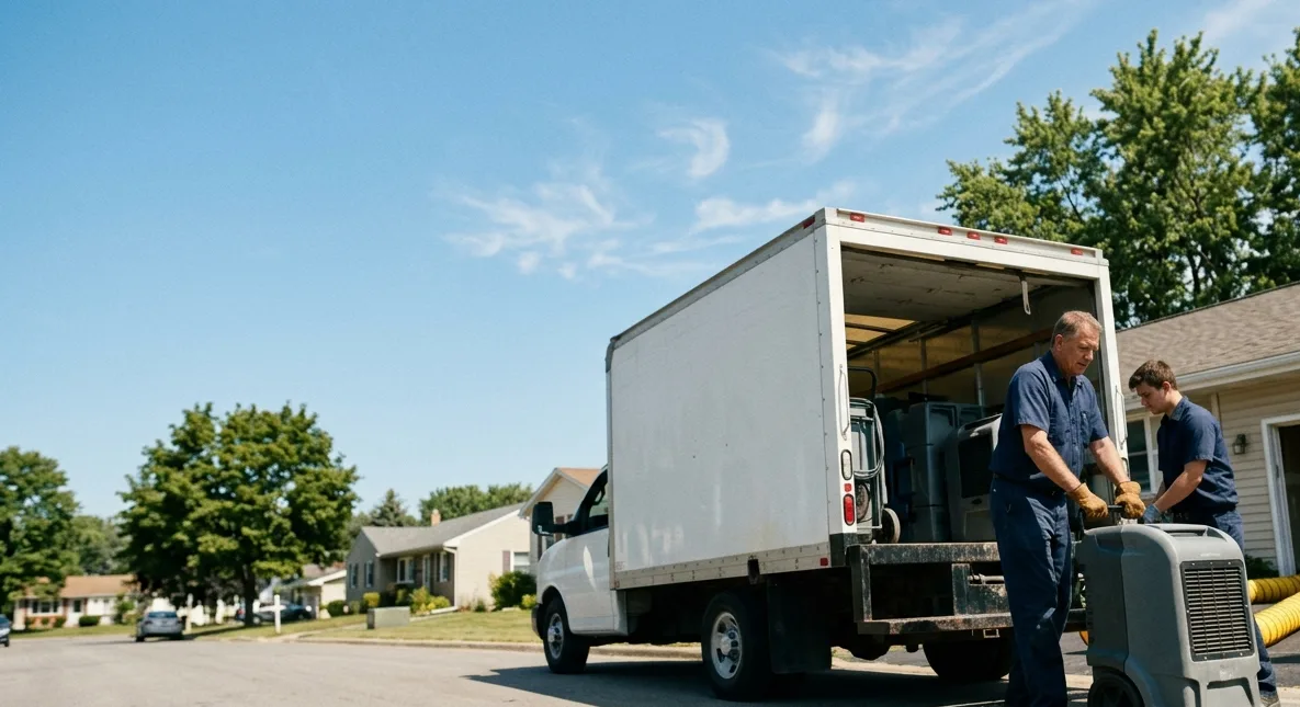 Water Damage Cleanup in Oaktown, IN near me